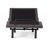 S655 Charcoal Split Queen Adjustable Base by Malouf at Eve Furniture