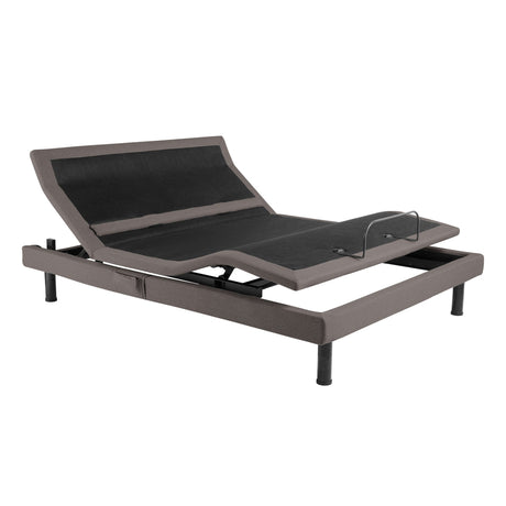 S755 Charcoal Split Cal King Adjustable Base by Malouf at Eve Furniture