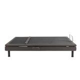S755 Charcoal Split Cal King Adjustable Base by Malouf at Eve Furniture