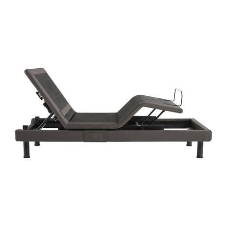 S755 Charcoal Split Cal King Adjustable Base by Malouf at Eve Furniture