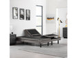 S755 Charcoal Split Cal King Adjustable Base by Malouf at Eve Furniture