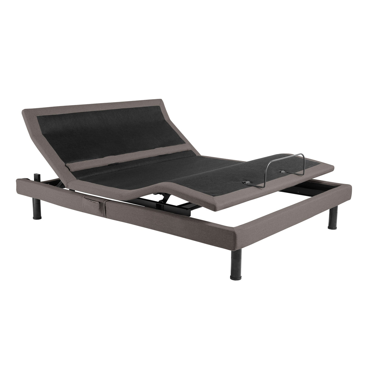 S755 Charcoal Twin XL Adjustable Base by Malouf at Eve Furniture