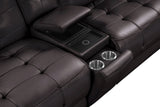 Starlight Brown (Power/Adj Head) 6-Piece Power Reclining Sectional by New Era Innovations at Eve Furniture