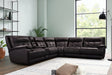 Starlight Brown (Power/Adj Head) 6-Piece Power Reclining Sectional by New Era Innovations at Eve Furniture