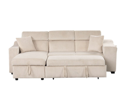 Bonaterra II Beige Left Arm Facing (LAF) Sectional by New Era Innovations at Eve Furniture