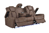Ashley Brown 3-Piece Power Reclining Living Room Set by New Era Innovations at Eve Furniture