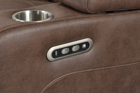 Ashley Brown 3-Piece Power Reclining Living Room Set by New Era Innovations at Eve Furniture