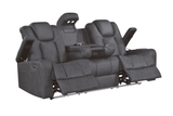 Ashley Grey 3-Piece Power Reclining Living Room Set by New Era Innovations at Eve Furniture