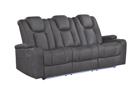 Ashley Grey 3-Piece Power Reclining Living Room Set by New Era Innovations at Eve Furniture