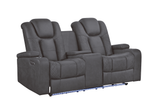 Ashley Grey 3-Piece Power Reclining Living Room Set by New Era Innovations at Eve Furniture