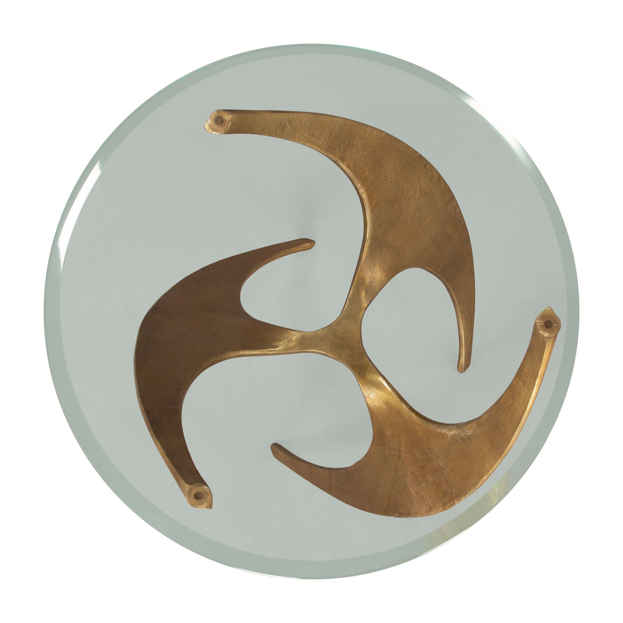Sabel Gold Side Table by Zuomod at Eve Furniture