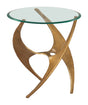 Sabel Gold Side Table by Zuomod at Eve Furniture