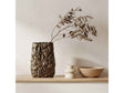 Sabine Antique Brass Cast Aluminum Vase