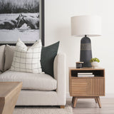 Sable 19.0L x 19.0W x 21.5H Light Brown Wood Side Table by Mercana at Eve Furniture