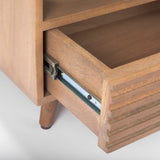 Sable 38.0L x 27.0W x 18.0H Light Brown Wood Coffee Table by Mercana at Eve Furniture