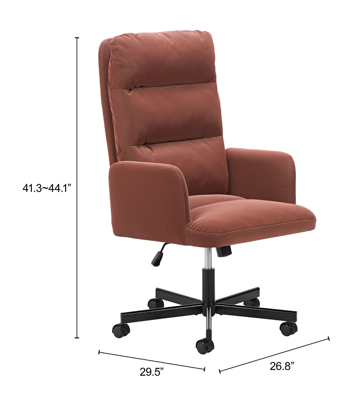 Sable Brown Office Chair by Zuomod at Eve Furniture