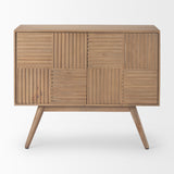 Sable Light Brown Wood Accent Cabinet by Mercana at Eve Furniture