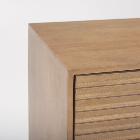 Sable Light Brown Wood Accent Cabinet by Mercana at Eve Furniture