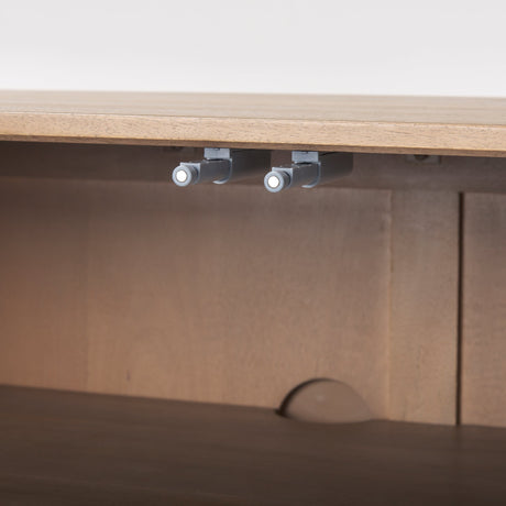 Sable Light Brown Wood Accent Cabinet by Mercana at Eve Furniture