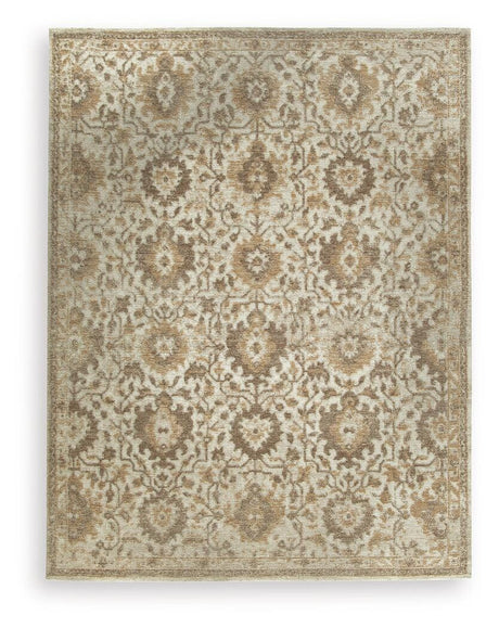 Sableridge Ivory/Taupe/Camel Large Rug by Ashley at Eve Furniture