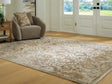 Sableridge Ivory/Taupe/Camel Large Rug by Ashley at Eve Furniture