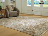 Sableridge Ivory/Taupe/Camel Large Rug by Ashley at Eve Furniture
