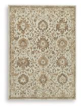 Sableridge Ivory/Taupe/Camel Medium Rug by Ashley at Eve Furniture