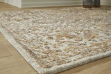 Sableridge Ivory/Taupe/Camel Medium Rug by Ashley at Eve Furniture