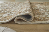 Sableridge Ivory/Taupe/Camel Medium Rug by Ashley at Eve Furniture