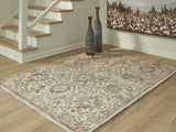 Sableridge Ivory/Taupe/Camel Medium Rug by Ashley at Eve Furniture