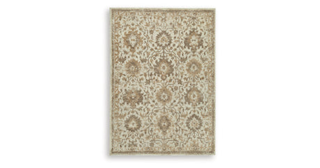Sableridge Ivory/Taupe/Camel Medium Rug by Ashley at Eve Furniture