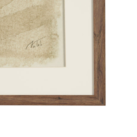 Sablette by Mercana Studio Textured Framed Artwork Matted under Glass by Mercana at Eve Furniture