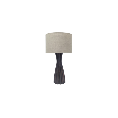 Sabrina Dark Brown/Natural Table Lamp by MOES at Eve Furniture