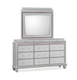 Sabrina Silver Bedroom Set by Cosmos Furniture at Eve Furniture