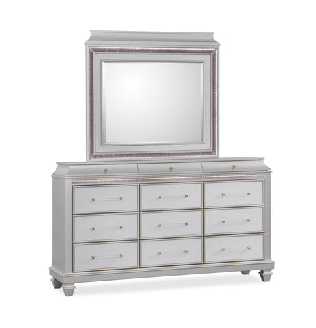 Sabrina Silver Bedroom Set by Cosmos Furniture at Eve Furniture