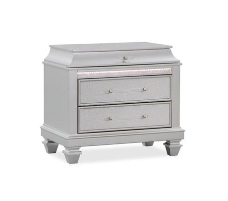 Sabrina Silver Bedroom Set by Cosmos Furniture at Eve Furniture