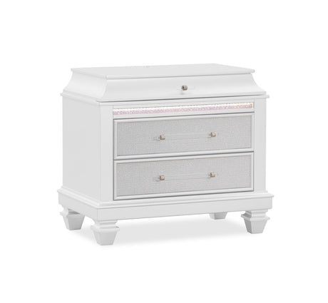 Sabrina White Bedroom Set by Cosmos Furniture at Eve Furniture