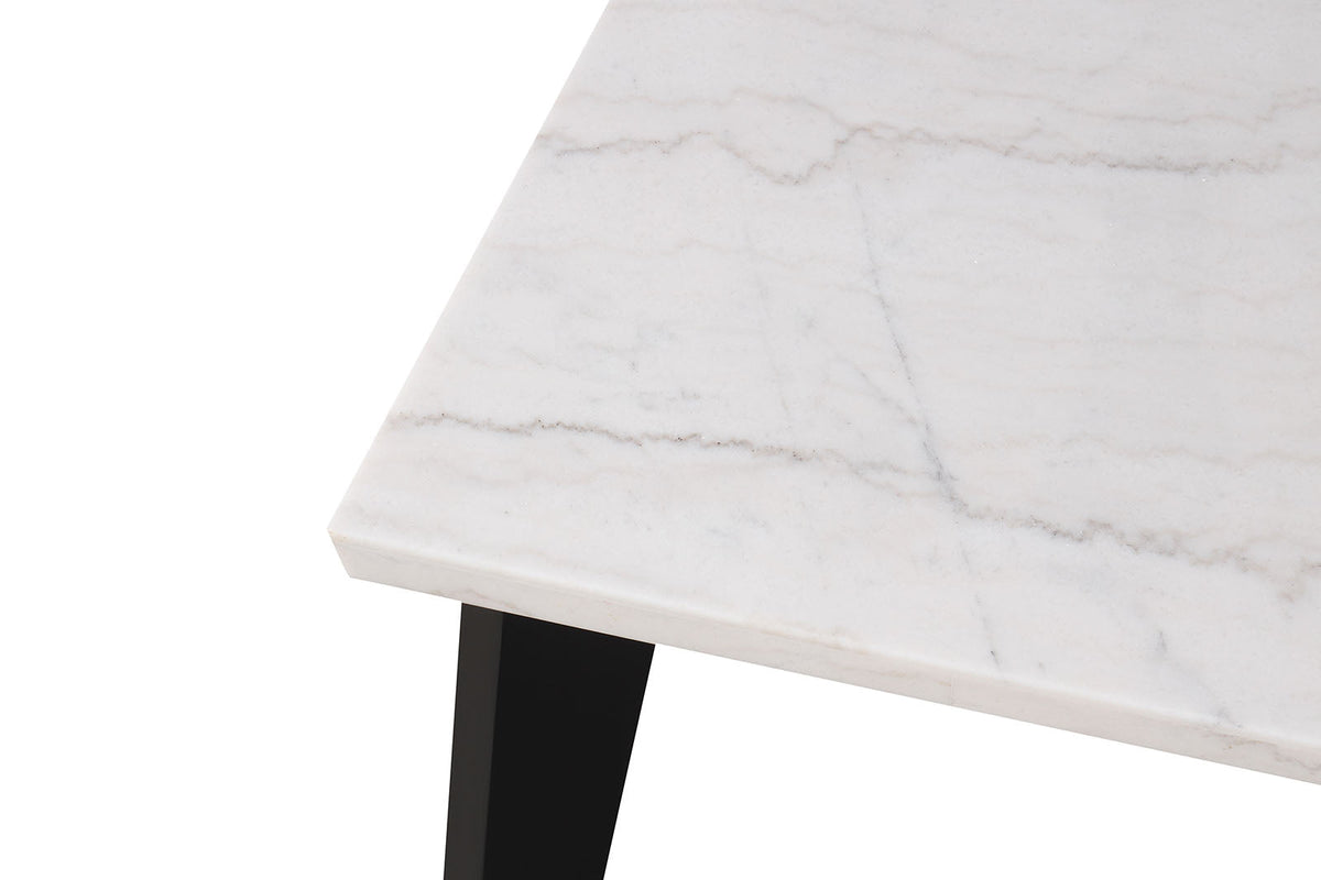 Sabro Black/White Rectangular Dining Table