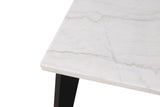 Sabro Black/White Rectangular Dining Table