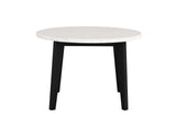 Sabro Black/White Round Dining Table