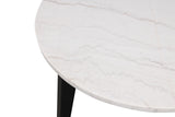 Sabro Black/White Round Dining Table