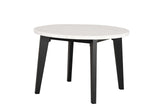 Sabro Black/White Round Dining Table