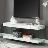 Sabugal White 70" TV Stand by Furniture of America at Eve Furniture