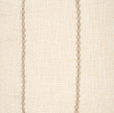 Sachi Beige w/ Stitching Pouf by Mercana at Eve Furniture