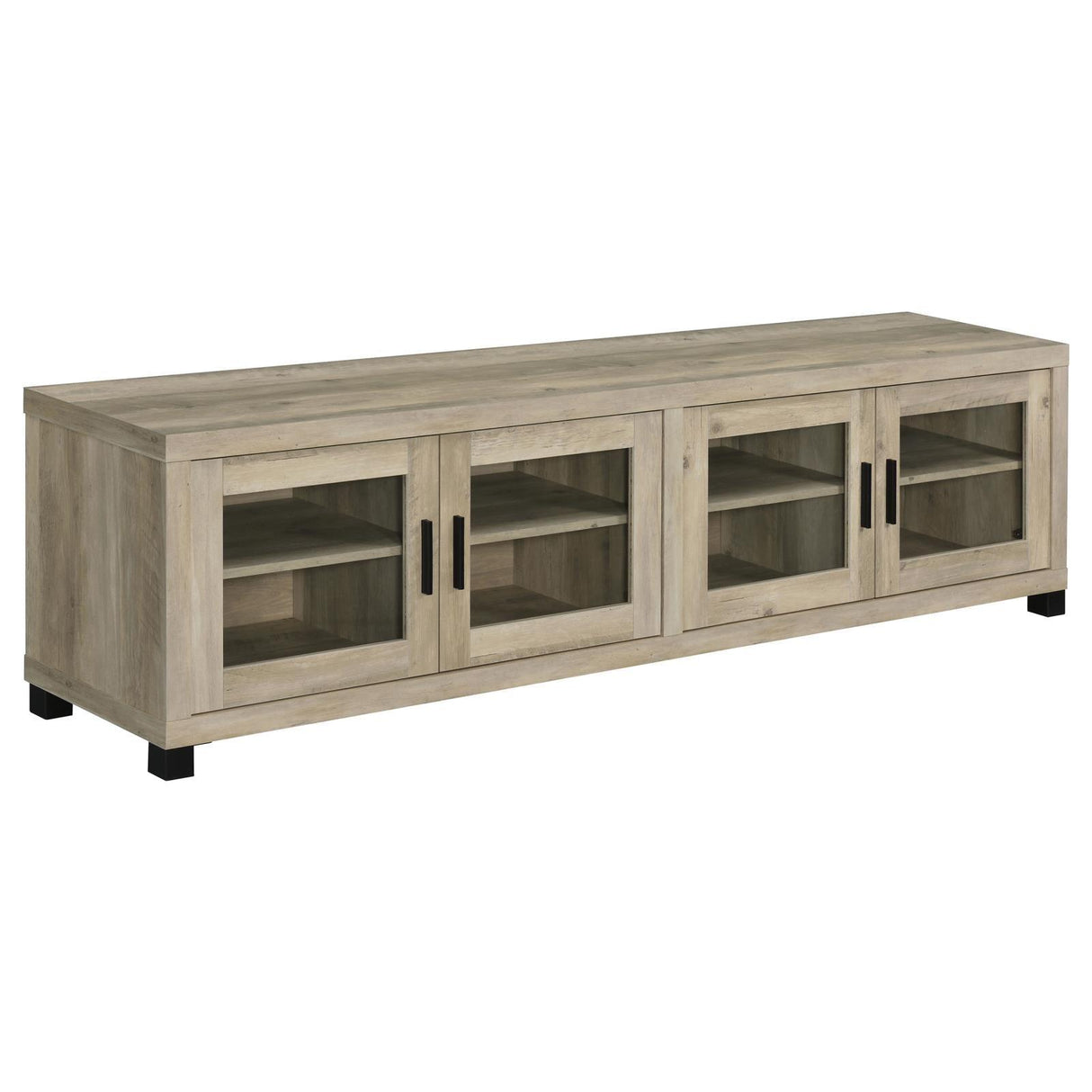 Sachin Antique Pine 3-piece Entertainment Center With 79" TV Stand by Coaster at Eve Furniture