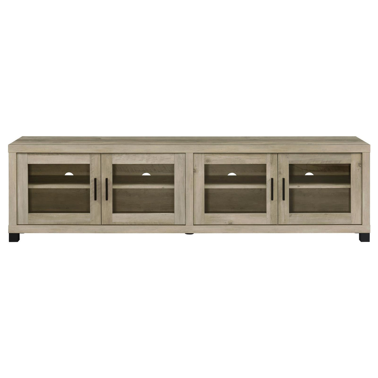 Sachin Antique Pine 3-piece Entertainment Center With 79" TV Stand by Coaster at Eve Furniture