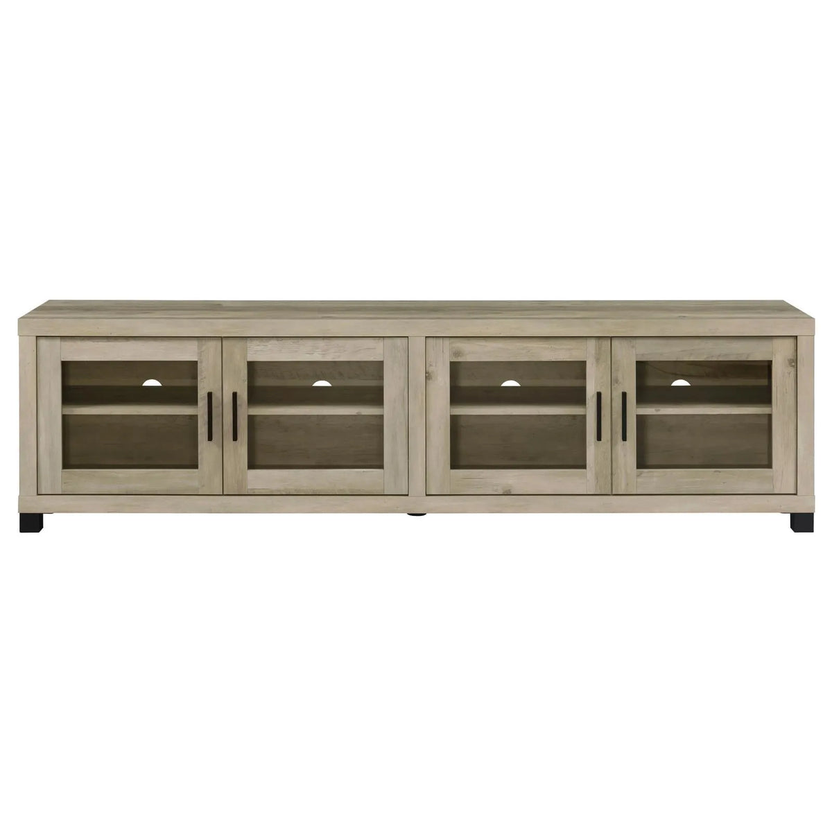 Sachin Antique Pine 3-piece Entertainment Center With 79" TV Stand by Coaster at Eve Furniture