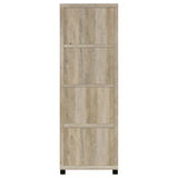 Sachin Antique Pine 3-shelf Media Tower With Storage Cabinet by Coaster at Eve Furniture
