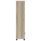 Sachin Antique Pine 3-shelf Media Tower With Storage Cabinet by Coaster at Eve Furniture