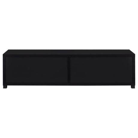 Sachin Black 4-door Engineered Wood 79-inch TV Stand by Coaster at Eve Furniture